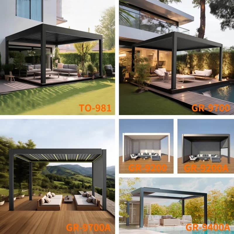 Pergola bioclimatique motorisée