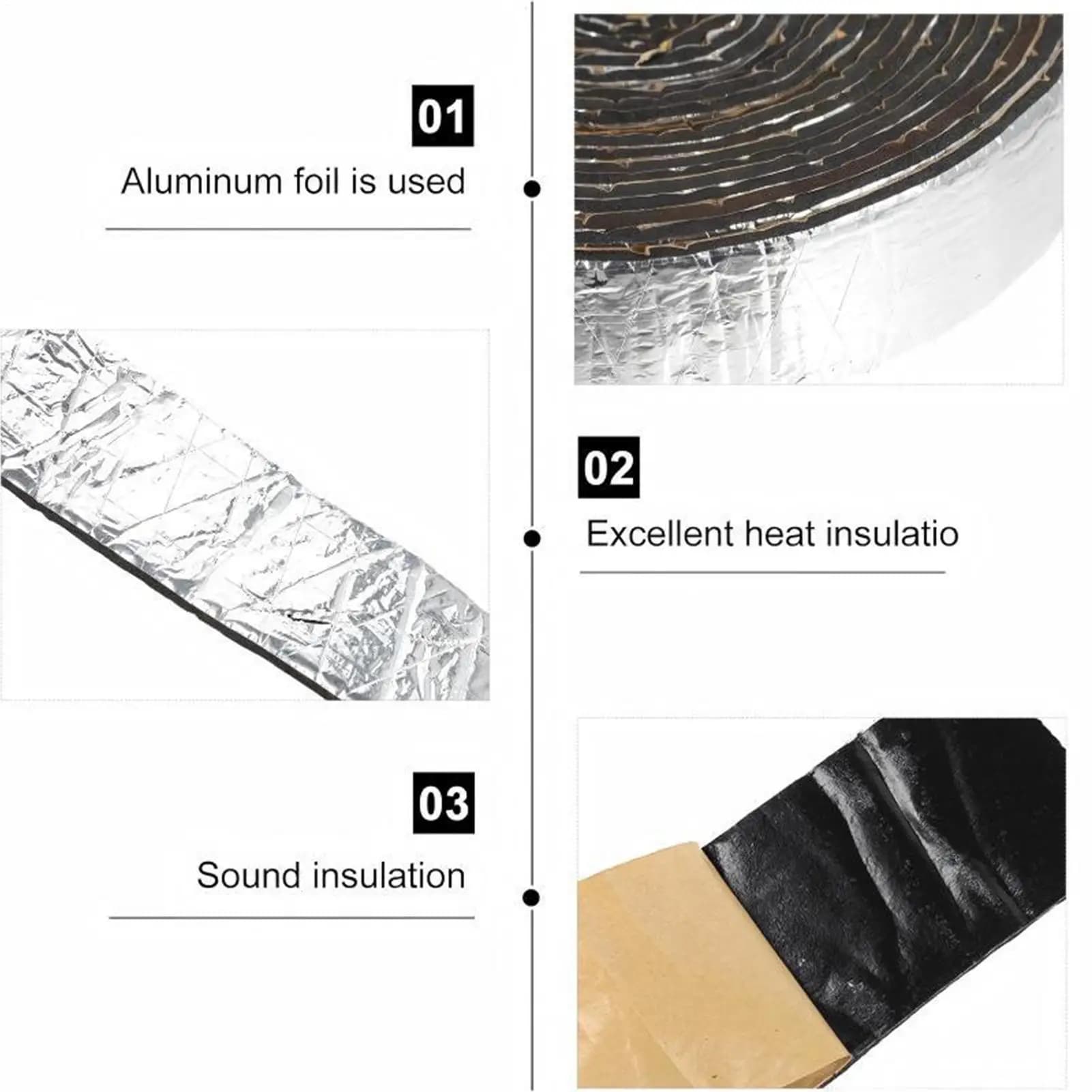 Bande isolante pour tuyaux, imperméable, épaisse, résistante au froid, autocollante, isolation efficace, protection, ruban isolant pour conduites