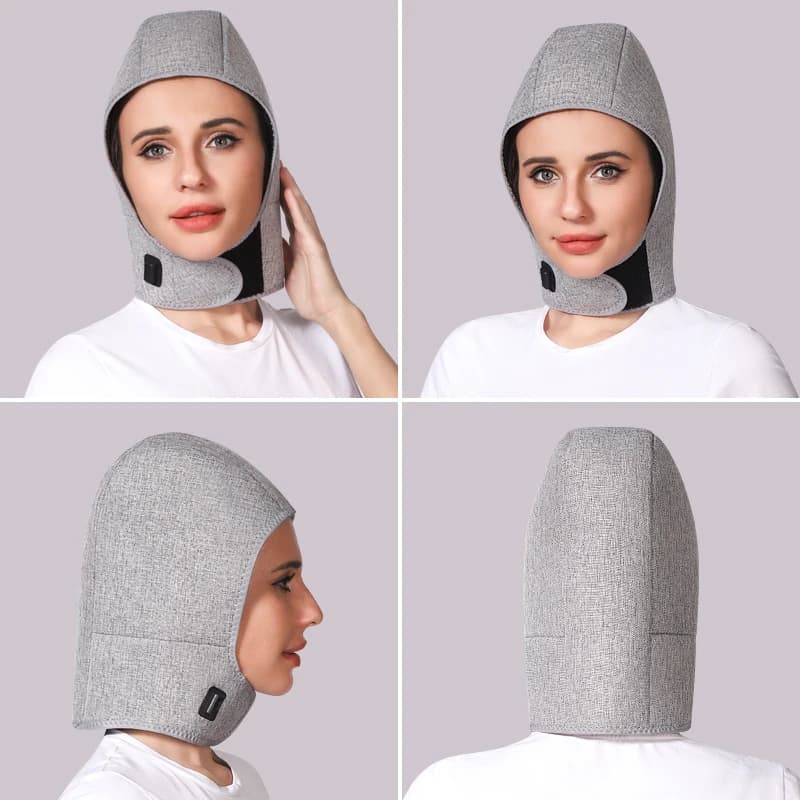 Bonnet chauffant électrique pour le bien-être, relaxation de la tête et du cou, soulagement de la fatigue, 3 modes, loisirs à domicile, chaleur hivernale