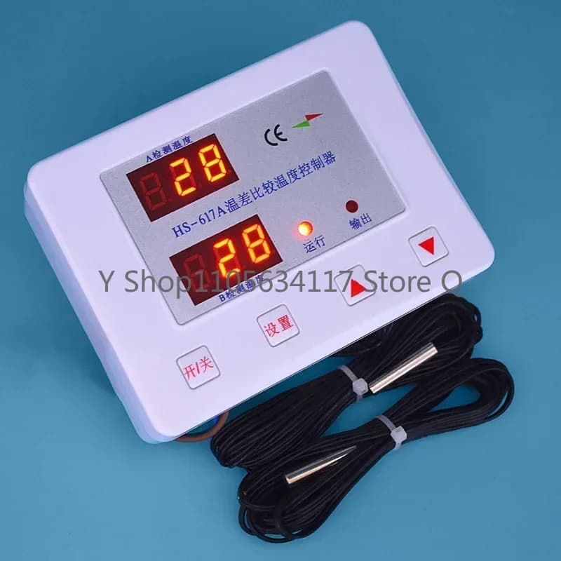HS-617A Thermostat solaire stable à différence de température, contrôleur automatique de circulation pour pompe à eau chaude, chauffage de collecteur