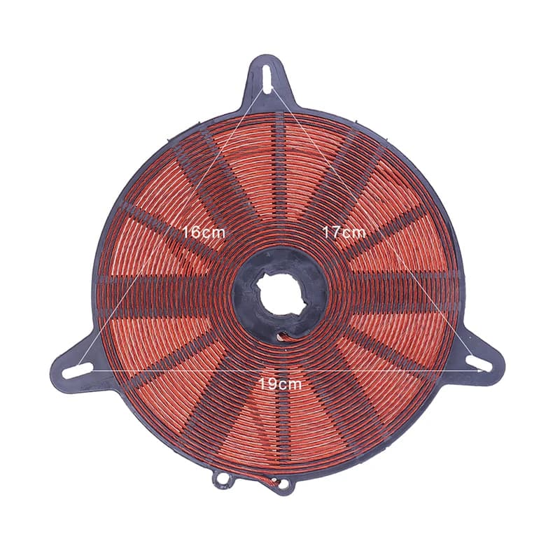 【Excellent】 Composant de cuisson à induction, bobine chauffante 1500-2000W, panneau universel, bobines plaquées cuivre, sûr, professionnel, pour cuisine
