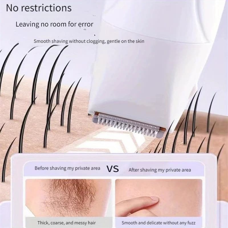 Tondeuses électriques pour femmes, rasoir étanche, indolore, dispositif d'épilation du corps privé, rasoir, Bikini, bras, jambes, rasage du visage