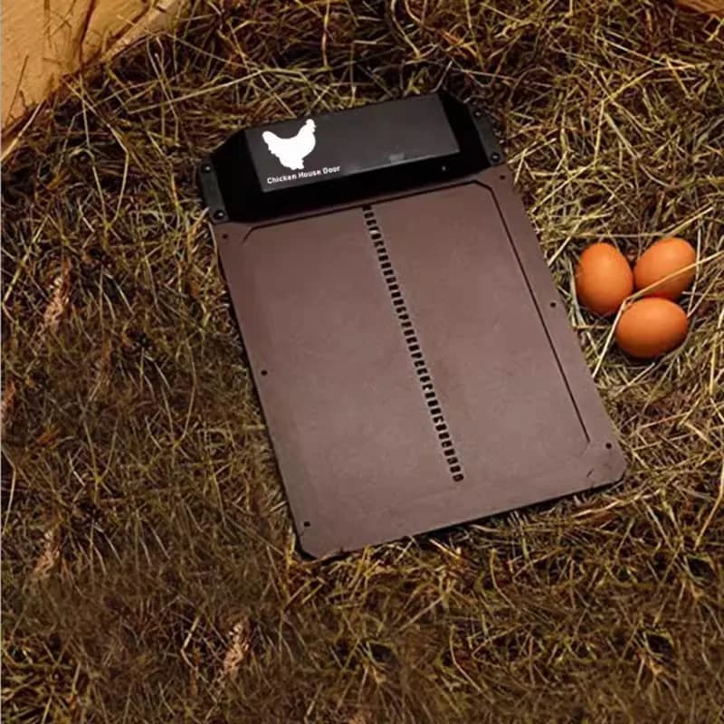 Porte automatique à détection de lumière pour poulailler, poulailler, porte pour animaux de compagnie, usage domestique
