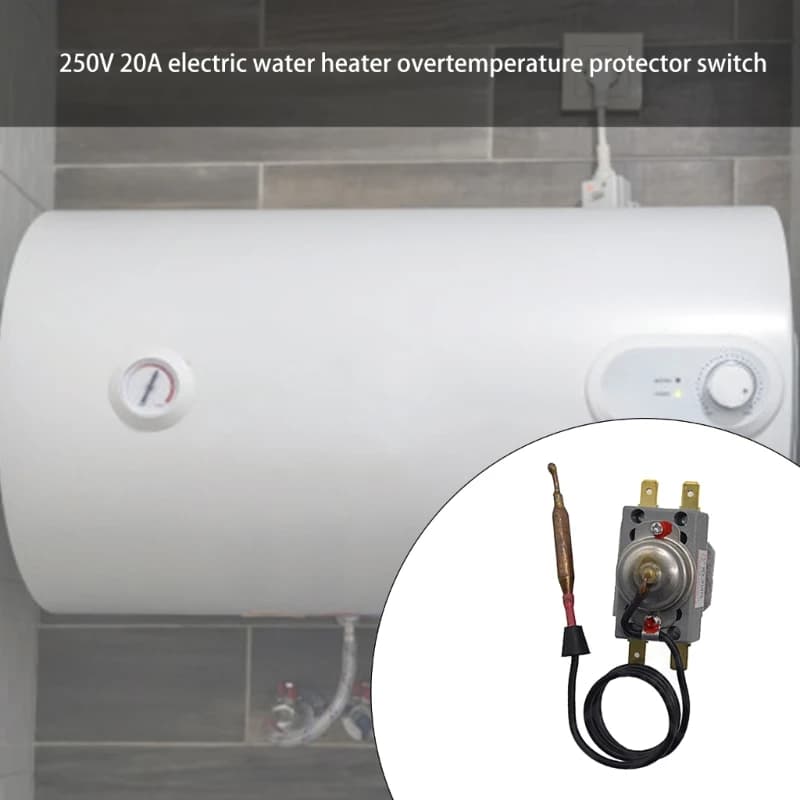 Interrupteur sécurité pour chauffe-eau électrique, Protection contre surchauffe, Thermostat, d'accessoires