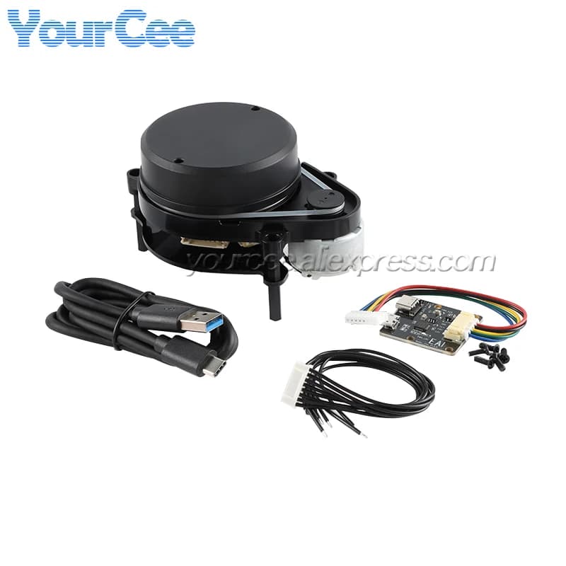 YDLIDAR X4 Pro X3 X2L LIDAR TOF 360 ° Module de capteur de portée de Scanner de Radar Laser, Robot de Support de fréquence de balayage de 8 mètres 10Hz