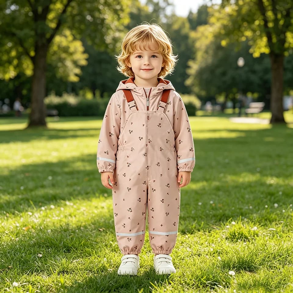 Ensembles de vêtements de pluie pour enfants : Combinaison imperméable pour bébé, pantalon, veste pour fille, tenue de pluie pour étudiant, poncho de maternelle