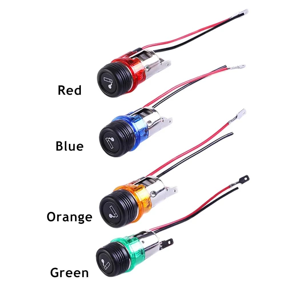 Allume-cigare de voiture avec câble d'alimentation pour Volkswagen VW Polo Jetta Bora Golf Passat Beetle Tiguan Touran Caddy Scirocco