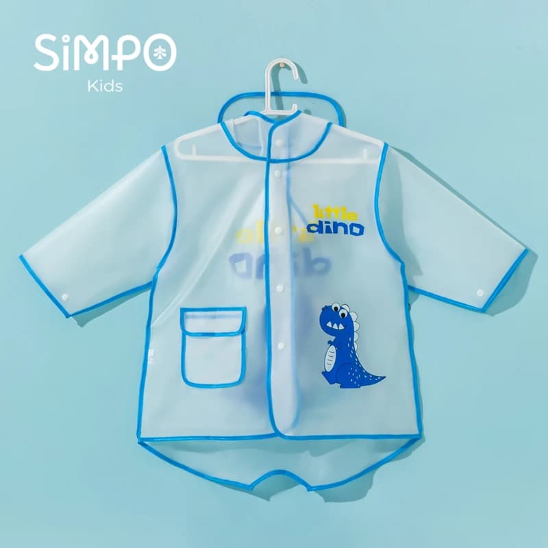 Imperméable pour enfants, Poncho Transparent pour garçons et filles, vêtements de pluie imperméables pour la maternelle, imperméable EVA avec sac de rangement
