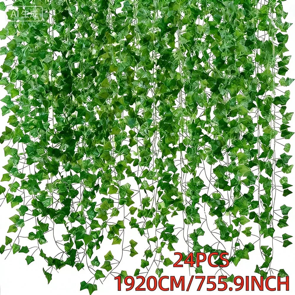 Guirlande de lierre de 19m/755 pouces