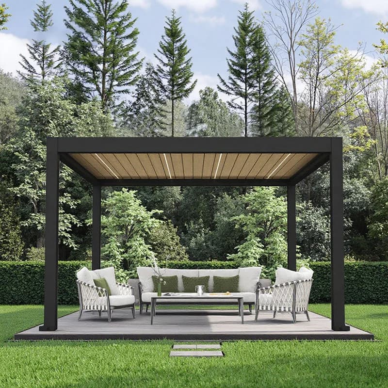 Pergola motorisée à ouverture automatique