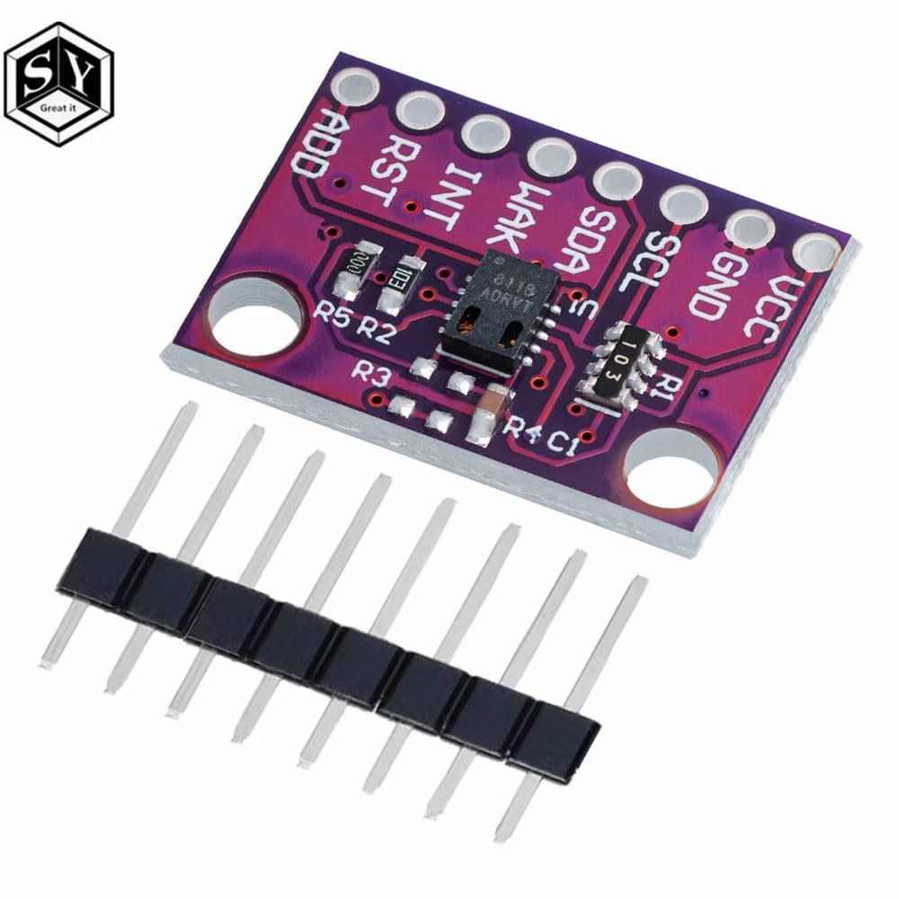 Capteur de gaz Module de capteur de détection de dioxyde de carbone CCS811 CO2 eCO2 TVOC détection de la qualité de l'air sortie I2C CJMCU-811 pour Arduino