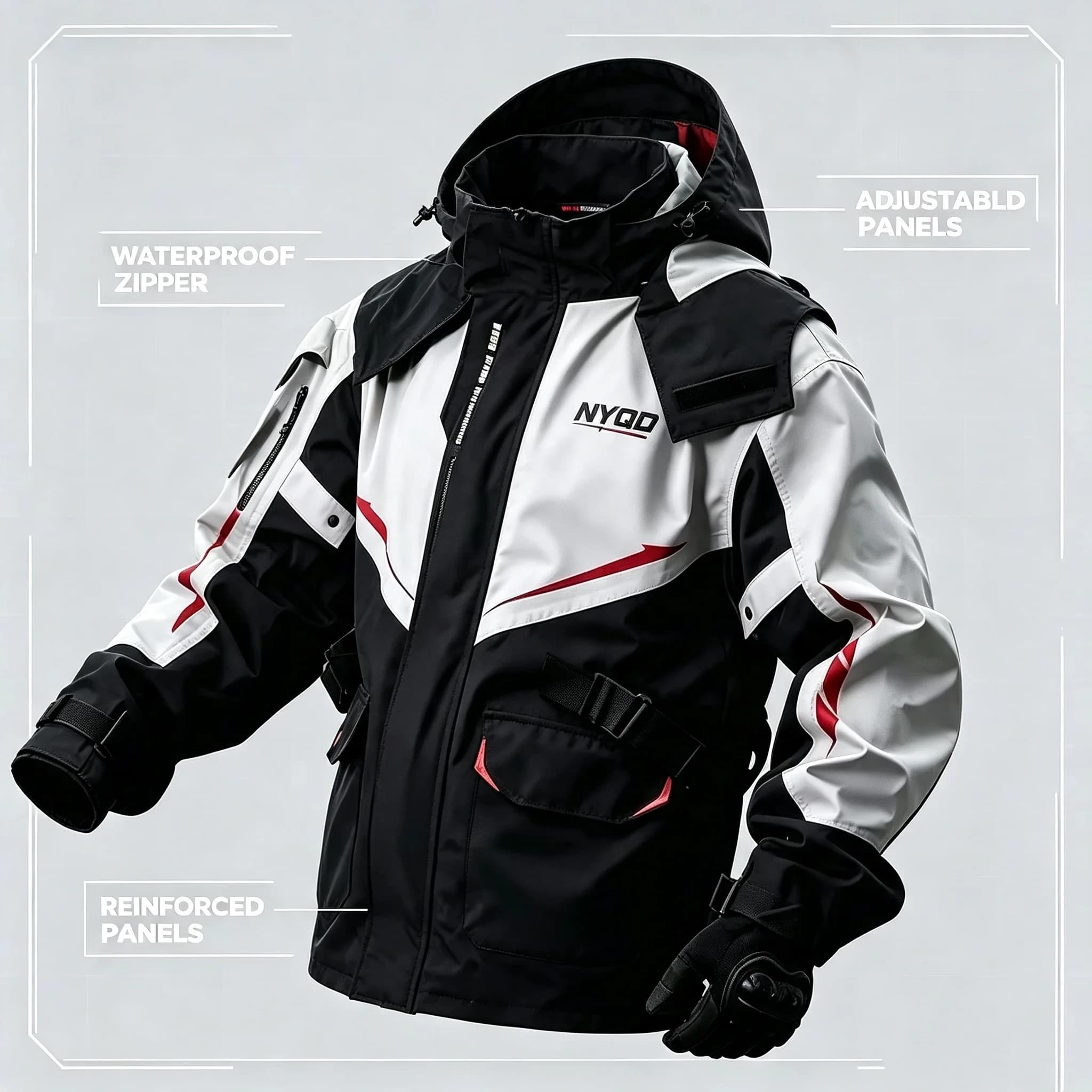 Ensemble imperméable deux pièces pour moto, imperméable intégral, résistant à l'usure, confortable, veste imperméable pour vélo électrique