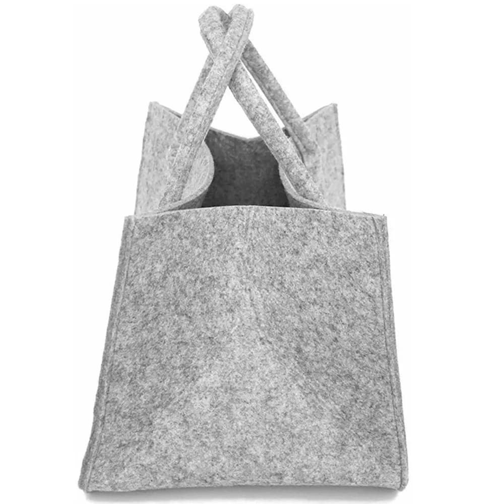 Sac de rangement en feutre pour cheminée, sacs de rangement en bois, panier de courses, porte-revues, poche pour bois de chauffage, sacs de rangement pour la maison, sac à main de Shopping