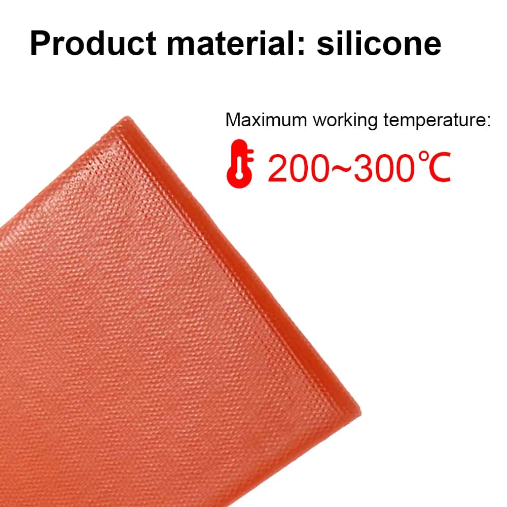 Mini coussin chauffant en silicone pour voiture, 12V, 15W, 5x10cm