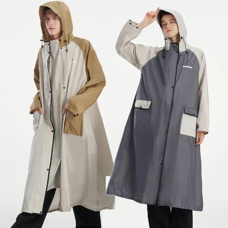 Coupe-vent Type imperméable imperméable moto Poncho femmes homme randonnée en plein air Camping vêtements de pluie costume mode équitation manteau de pluie
