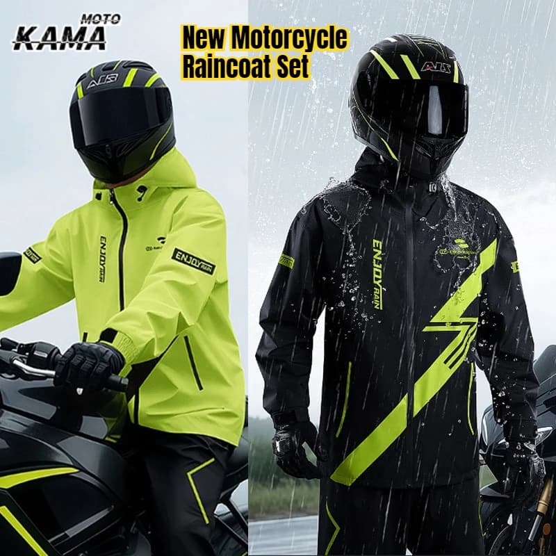 2025 nouvelle Moto imperméable veste hommes coupe-vent fendu manteau de pluie imperméable motocycliste femmes imperméable Para Moto