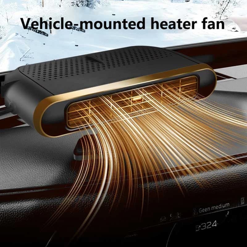Nouveau ventilateur de chauffage électrique pour voiture, refroidisseur d'air, 12V, portable, dégivreur, ventilateur de chauffage, 200W, sèche-cheveux, dégivrage du pare-brise, accessoire