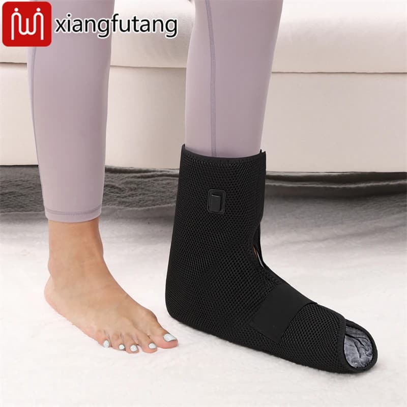 Coussin chauffant électrique pour les pieds et les chevilles, pour la relaxation à domicile, le confort articulaire et le bien-être, 3 modes