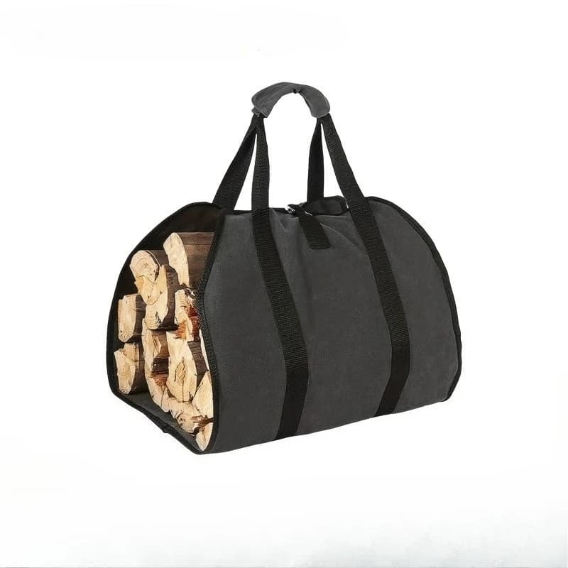 Sac de rangement de bois de chauffage de grande capacité, porte-bûches en bois étanche et résistant aux rayures, support de bois de Camping en plein air, sac de transport en bois