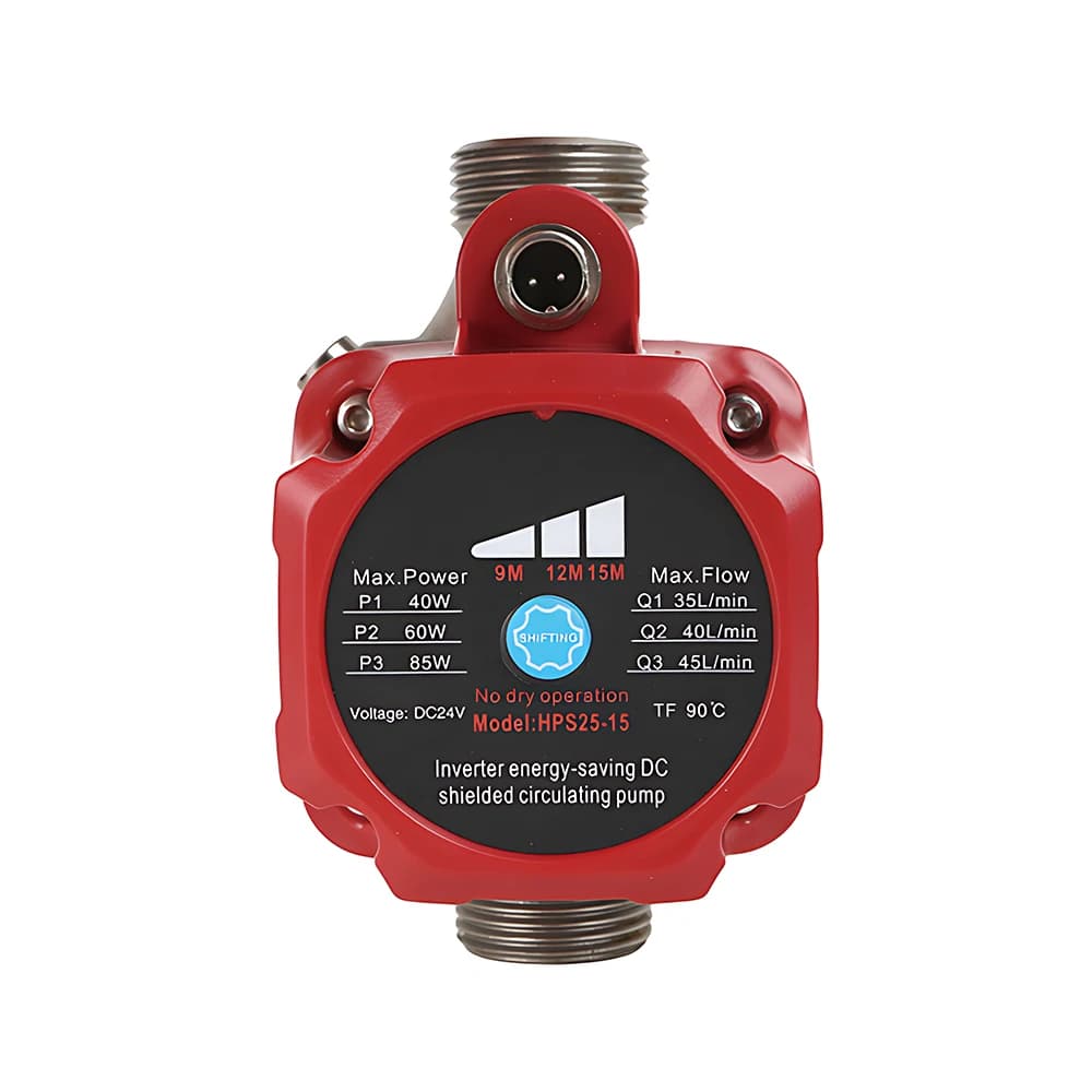 Pompe de circulation DC24V à 3 vitesses réglables, silencieuse et économe en énergie, pour le chauffage au sol de villa et la circulation du chauffage
