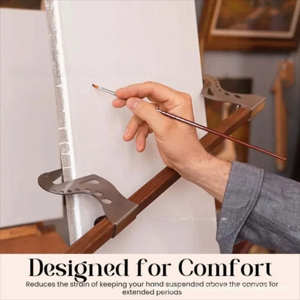 Support de table pour artiste en bois, réglable en hauteur et en angle, design suspendu, pour peinture à l'huile, robuste et stabilisateur