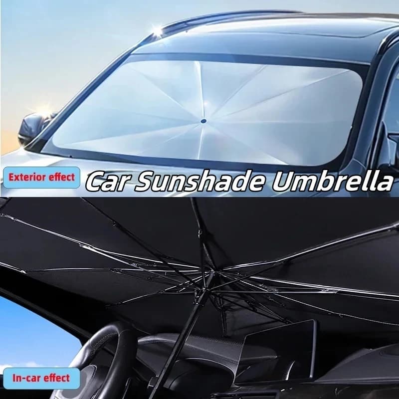 Pare-soleil de voiture, pare-brise avant pliable, Protection d'été, isolation thermique, accessoires de voiture