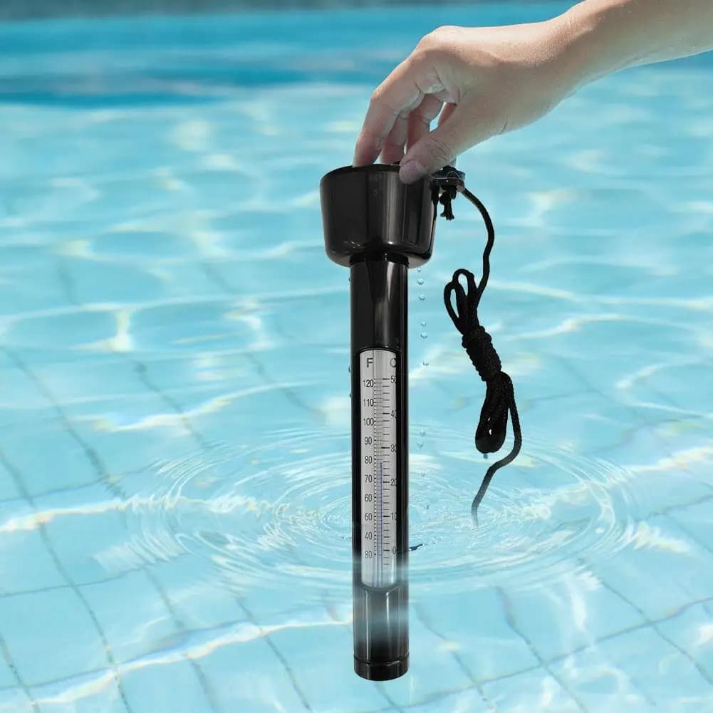 Thermomètre flottant pour piscine, jauge de température pour piscines extérieures et intérieures, spas et bains à remous