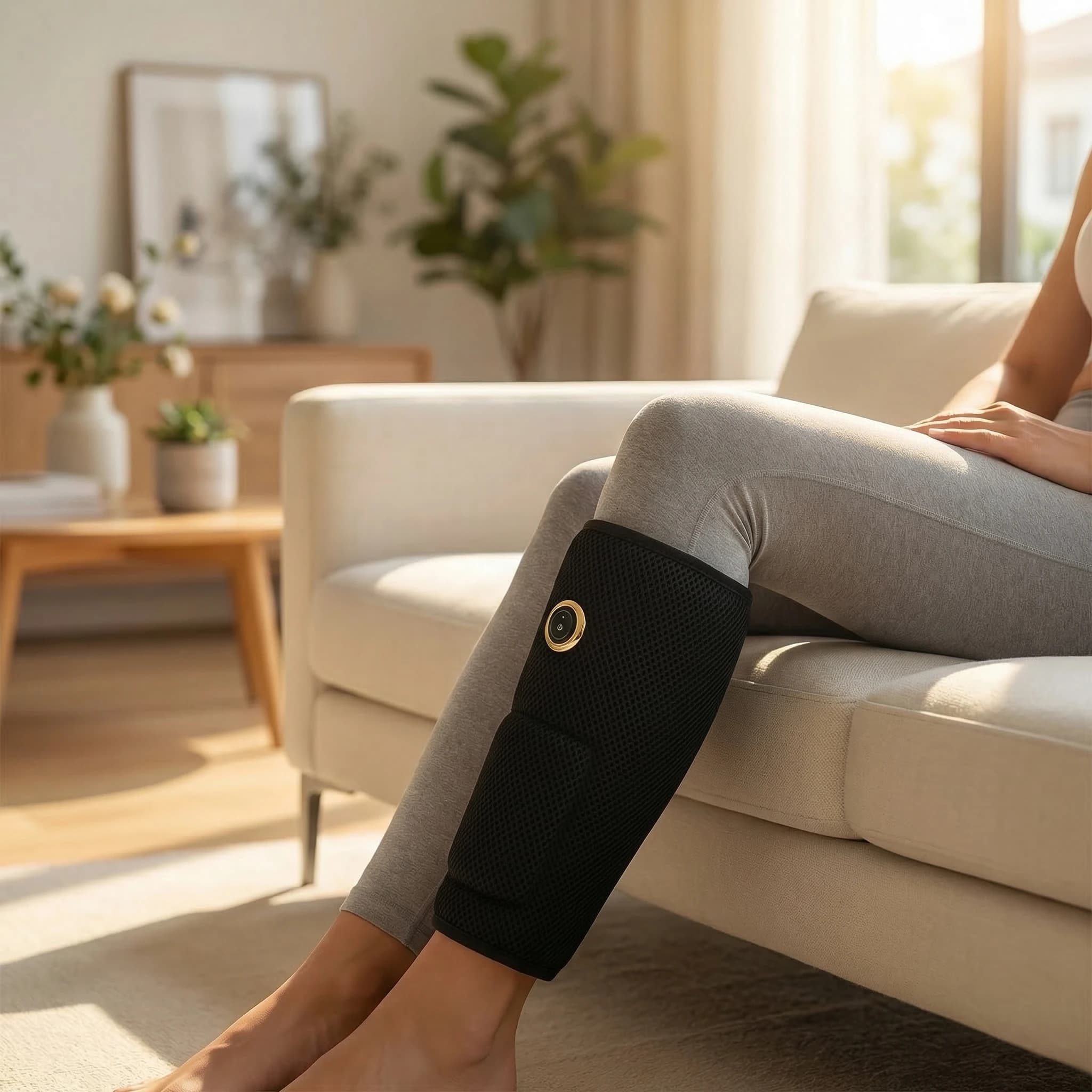 Chauffage des mollets, 3 Modes, Airbag électrique, Compression des jambes, chauffage des pieds, relaxation musculaire, Circulation sanguine, Massage des pieds