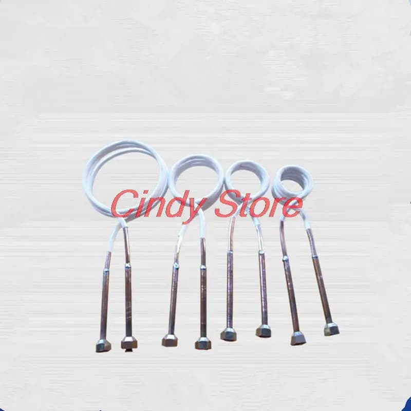 Bobine de chauffage par induction pour machine à haute fréquence, perceuse à eau, outil de tournage, bobine de chauffage, tube en cuivre, bobine d'induction