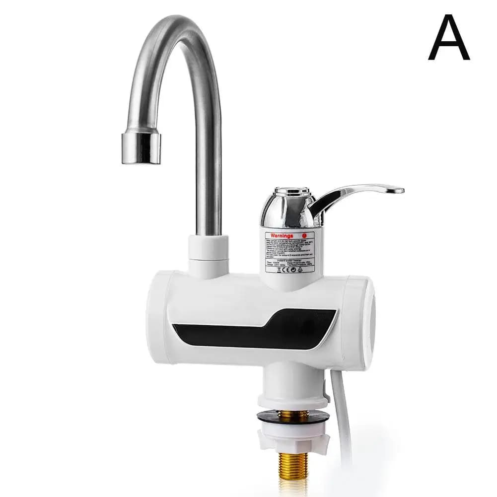 Robinet chauffe-eau électrique instantané 3000W, sans réservoir, affichage de la température du robinet, eau chaude, cuisine, j6tage