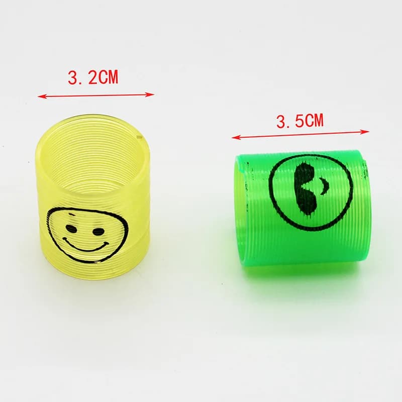 12/24 pièces Jouets ressorts magiques arc-en-ciel ronds, spirales dégradées pour les doigts, jouets amusants pour enfants, cadeaux de fête d'anniversaire pour enfants, remplissage de piñata
