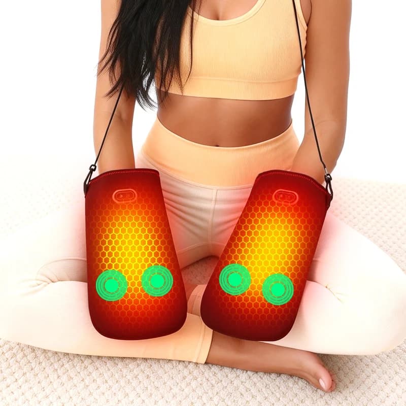 Muffler chauffant électrique vibrant pour les mains, avec compresse chaude, soulage la douleur et l'inconfort, blessures liées à l'hyperutilisation, port USB, usage familial, soin des mains