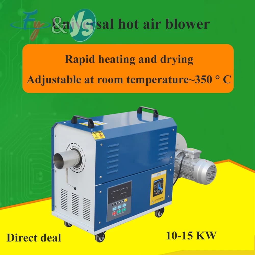 Four de séchage industriel à circulation d'air chaud, système de chauffage haute température avec testeur de pression et kit d'outils de réparation