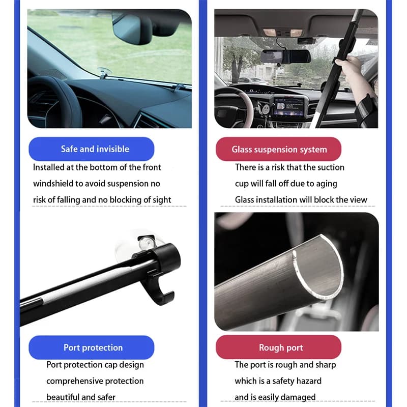 Pare-soleil réglable pour pare-brise de voiture, ombrage avant, parasol, isolation thermique pour fenêtre de voiture, protection solaire UV d'été