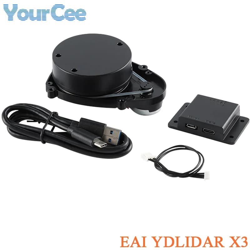 YDLIDAR X4 Pro X3 X2L LIDAR TOF 360 ° Module de capteur de portée de Scanner de Radar Laser, Robot de Support de fréquence de balayage de 8 mètres 10Hz