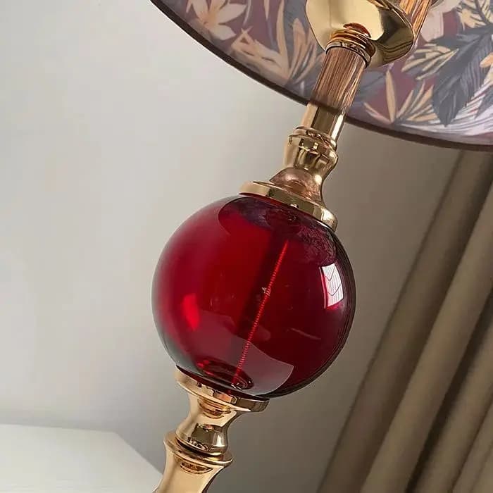 Lampe de bureau pour chambre à coucher, ambiance chaleureuse et romantique, luxe discret, fer forgé rétro américain, lampe de chevet simple et moderne