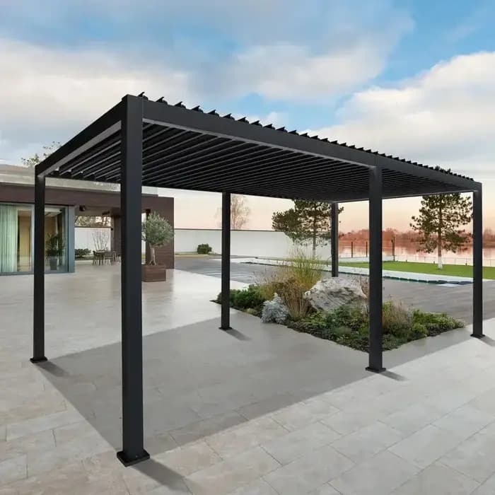 Pergola bioclimatique de toit à persienne en aluminium 3x6m