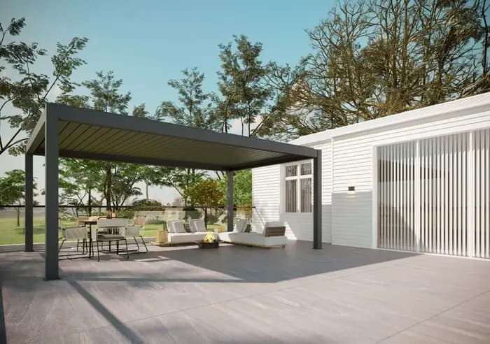 Pergolas personnalisées de jardin bioclimatique moderne