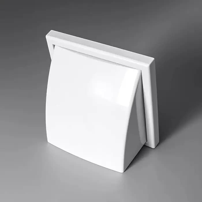 Grille de ventilation extérieure en ABS avec protection contre la pluie et couvercle d'évacuation à valve
