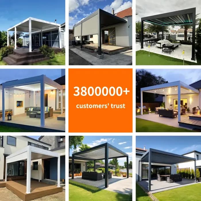 Pergola bioclimatique motorisée
