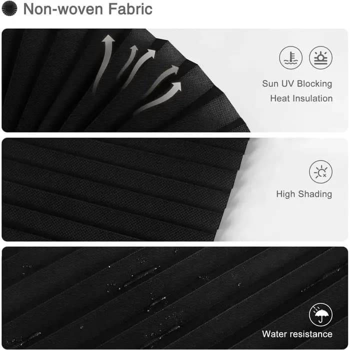Store pour fenêtre, stores plissés auto-adhésifs sans fil