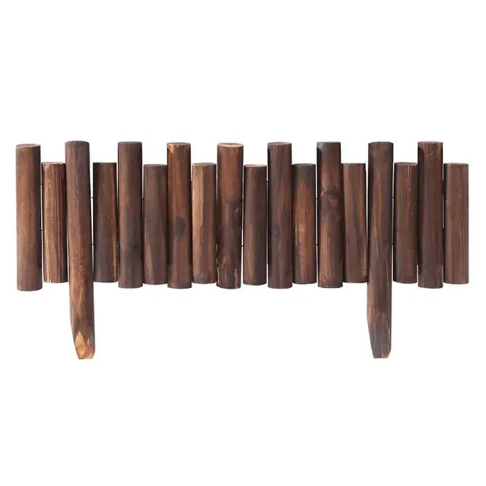 Bordure de jardin en bois de qualité supérieure pour clôture de jardin, aménagement paysager, cour e