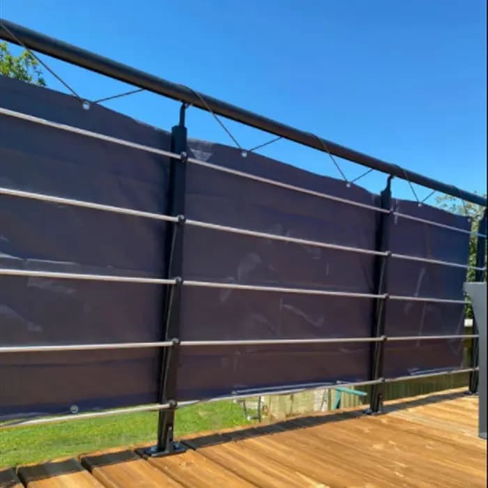Pergola de jardin 100% polyester, filet pare-soleil étanche S64.délégations sécurité écran de confidentialité terrasse filet de clôture coupe-vent