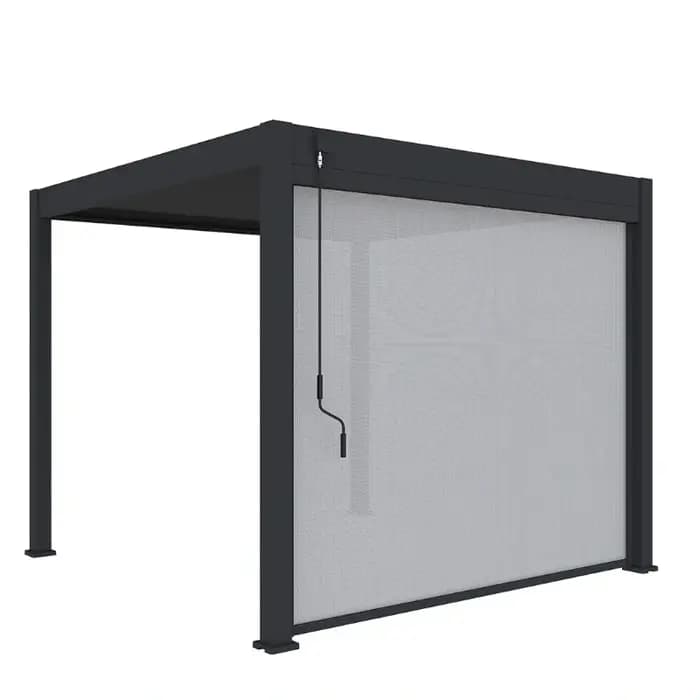 Pergola bioclimatique en aluminium 3x3m/10x10 pieds
