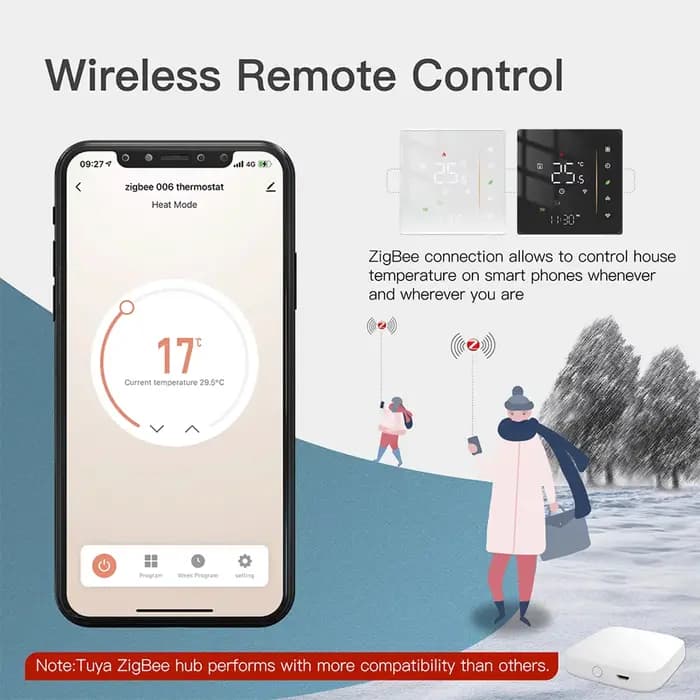 Nouveau thermostat Zigbee