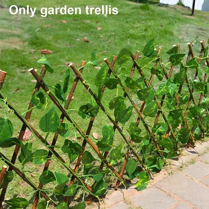 Écran de confidentialité en treillis extensible pour jardin